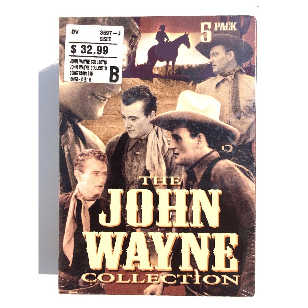 The John Wayne Collection DVD 5-Disc Box Set Westerns   factory sealed